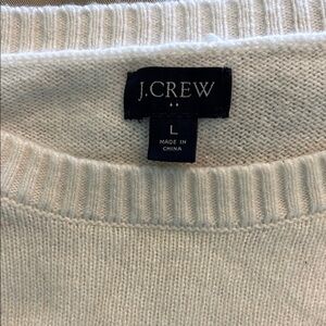 J. Crew Soft Cream Knit Top